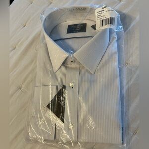 Nordstrom Men's Light Gray Stripe Shirt
